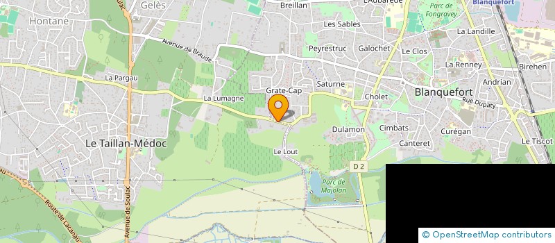 localisation de l'entreprise SCI AUKERA à BLANQUEFORT
