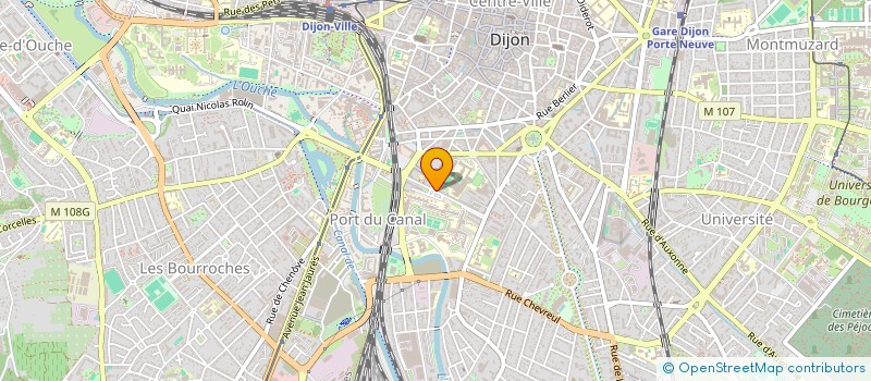 localisation de l'entreprise SCI AULA à DIJON