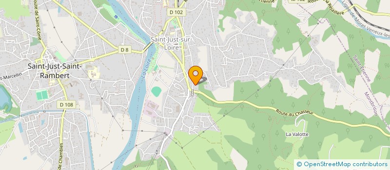 localisation de l'entreprise SCI AULANGE  SAINT-JUST-SAINT-RAMBERT