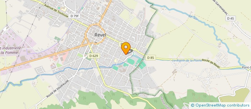 localisation de l'entreprise SCI AULENE  REVEL