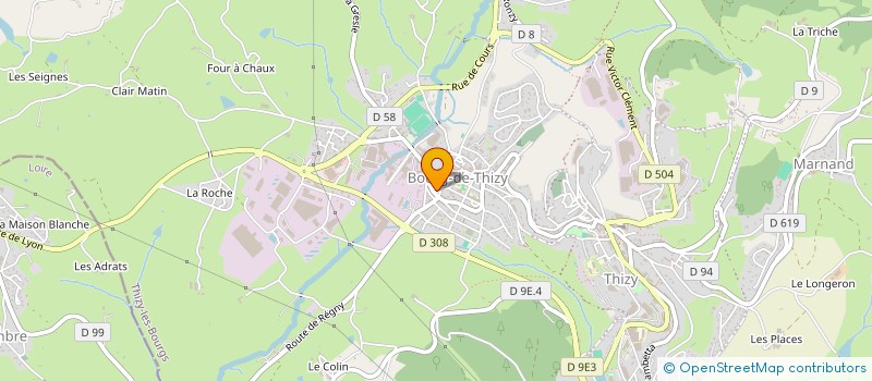 localisation de l'entreprise SCI AULIA  COURS