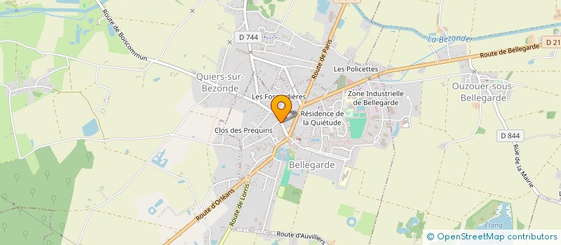 localisation de l'entreprise SCI AULNAIE-GARENNE à BELLEGARDE