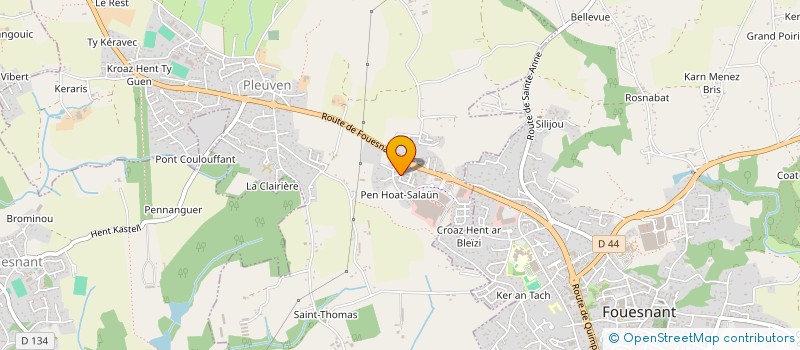 localisation de l'entreprise SCI AULNAVEN  PLEUVEN