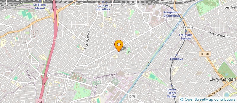 localisation de l'entreprise SCI AULNAY INVEST à AULNAY-SOUS-BOIS