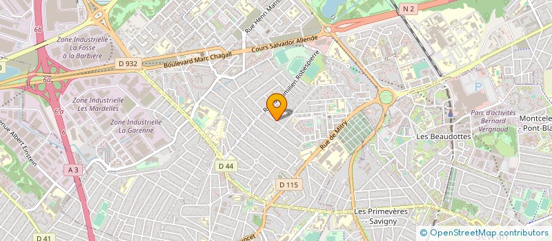 localisation de l'entreprise SCI AULNAY MITRY à AULNAY SOUS BOIS