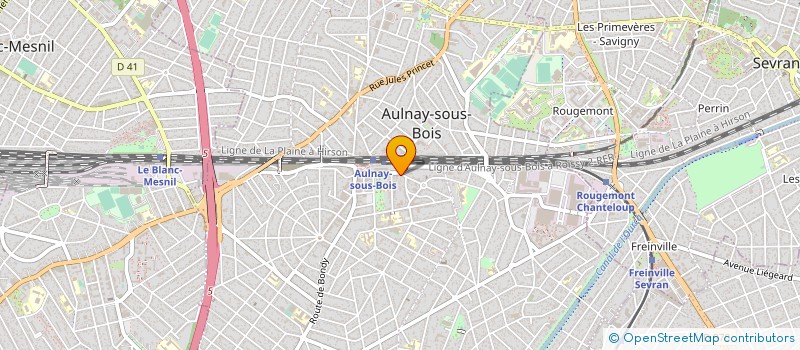 localisation de l'entreprise SCI AULNAY NANTES à AULNAY-SOUS-BOIS