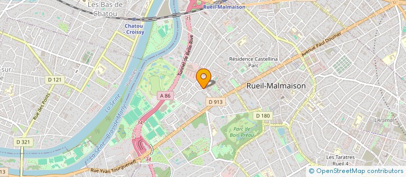 localisation de l'entreprise SCI AUMA à RUEIL-MALMAISON
