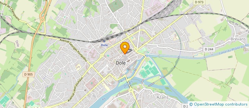 localisation de l'entreprise SCI AUMA à DOLE