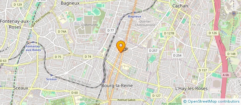 localisation de l'entreprise SCI AUMAGCAN à BOURG-LA-REINE