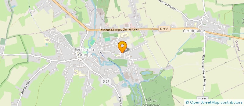 localisation de l'entreprise SCI AUMAJA  FERRIERE-LA-GRANDE