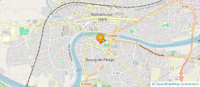 localisation de l'entreprise SCI AUMALUBA  BOURG-DE-PEAGE