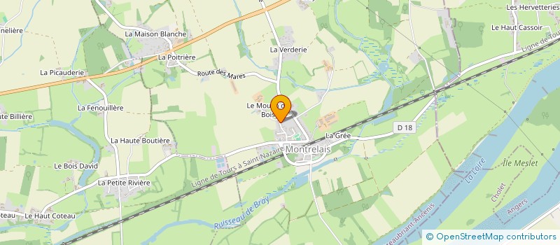 localisation de l'entreprise SCI AUMANA  MONTRELAIS