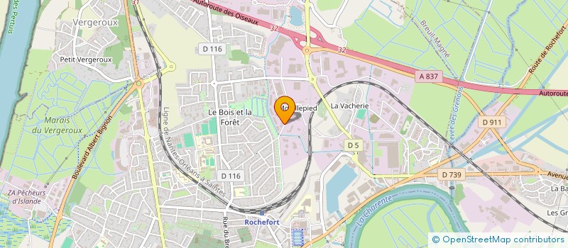 localisation de l'entreprise SCI AUMAPILYS  ROCHEFORT