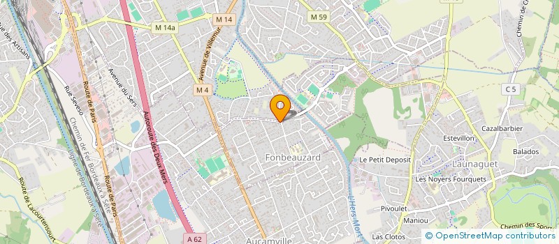 localisation de l'entreprise SCI AUMAR 2  FONBEAUZARD