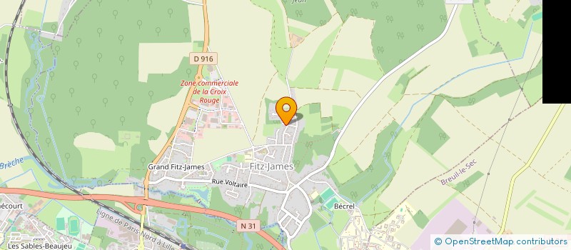 localisation de l'entreprise SCI AUMARNI  FITZ-JAMES