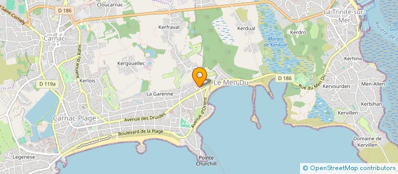 localisation de l'entreprise SCI AUMATI  CARNAC