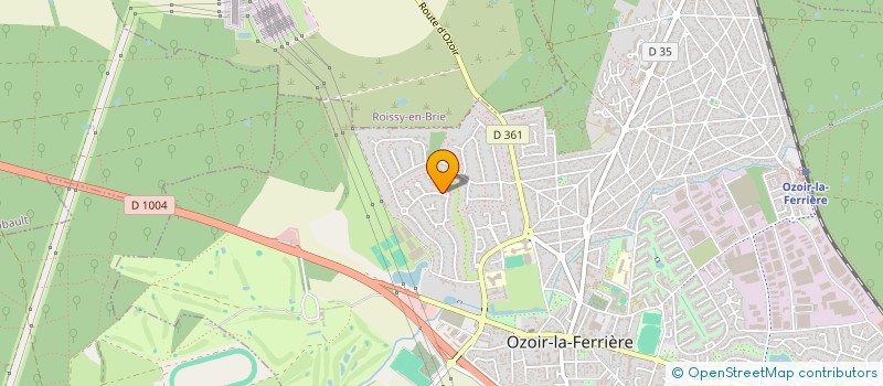 localisation de l'entreprise SCI AUMENTCIE  OZOIR-LA-FERRIERE