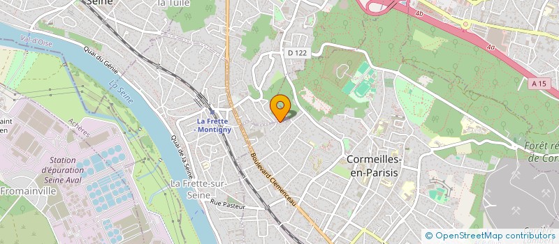 localisation de l'entreprise SCI AUMEUNIER  MONTIGNY-LES-CORMEILLES