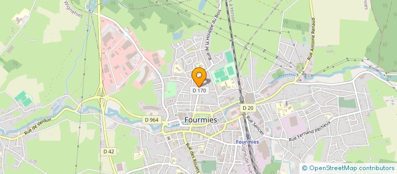 localisation de l'entreprise SCI AUMIG  FOURMIES