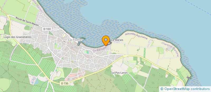 localisation de l'entreprise SCI AUMON  LA FLOTTE