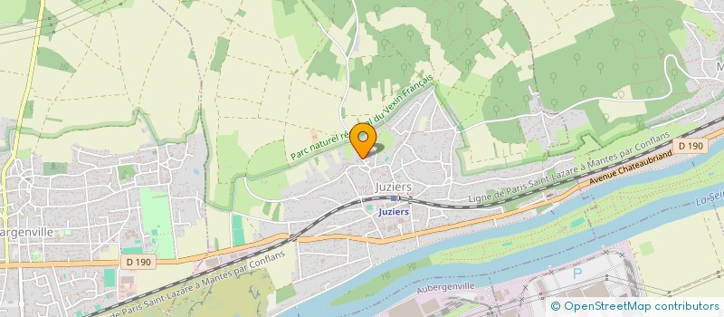 localisation de l'entreprise SCI AUMONT à JUZIERS