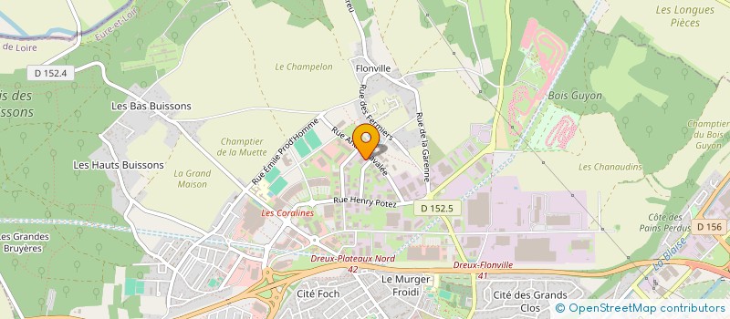 localisation de l'entreprise SCI AUMONT - HERBIN à DREUX
