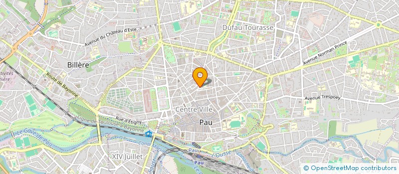 localisation de l'entreprise SCI AUNAMENDI à PAU
