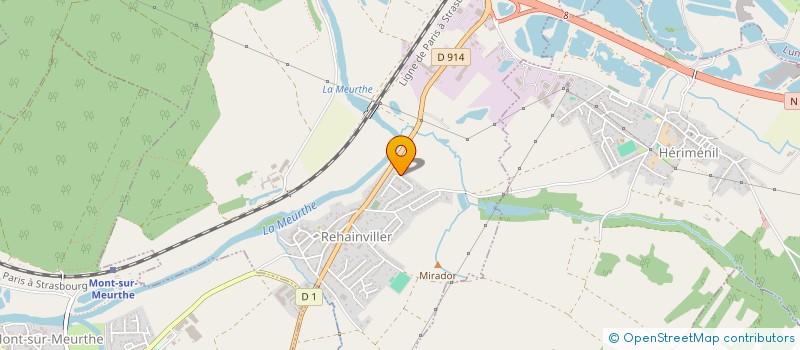 localisation de l'entreprise SCI AUNI  REHAINVILLER