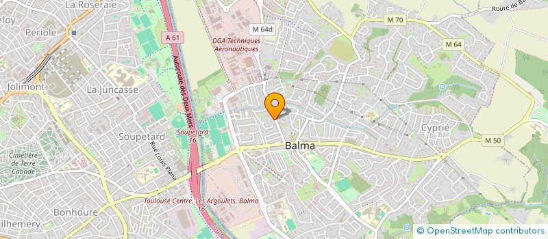 localisation de l'entreprise SCI AUNOLU  TEULAT