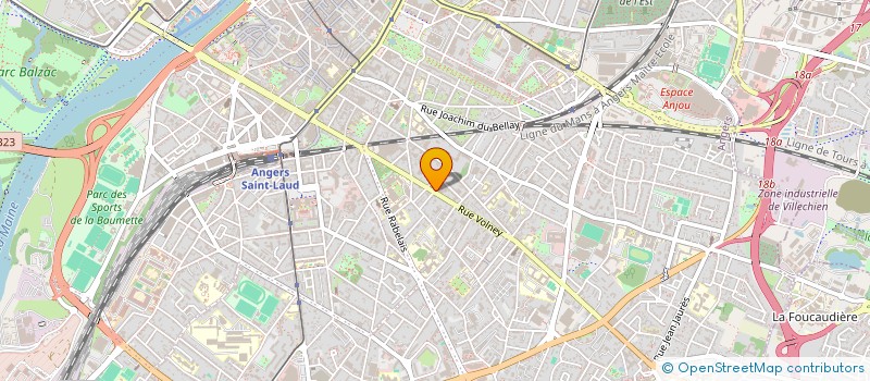 localisation de l'entreprise SCI AUPE à ANGERS