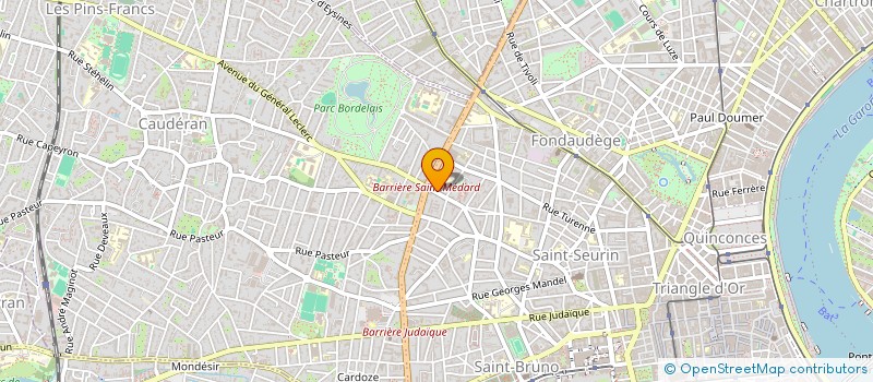 localisation de l'entreprise SCI AUPERIE à BORDEAUX