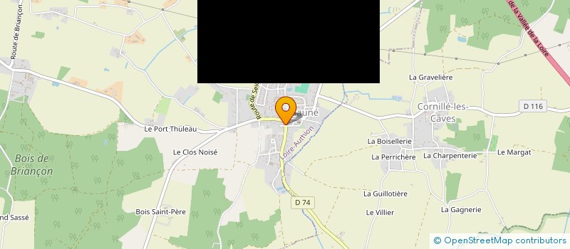 localisation de l'entreprise SCI AUR-ALEX  LOIRE-AUTHION