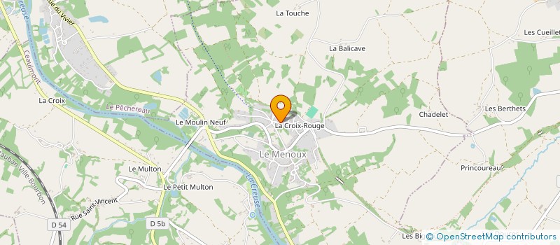 localisation de l'entreprise SCI AUR & BEN à LE MENOUX