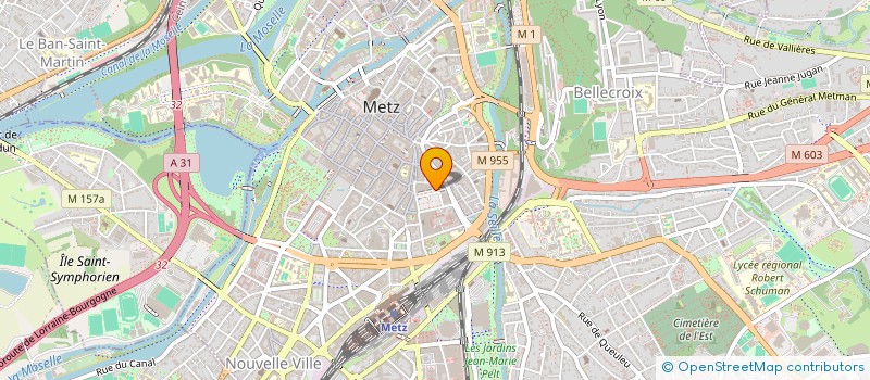 localisation de l'entreprise SCI AURA  METZ