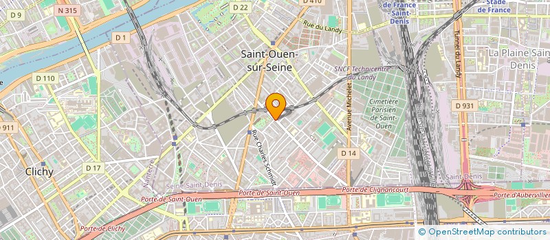 localisation de l'entreprise SCI AURADELMATT à SAINT-OUEN-SUR-SEINE