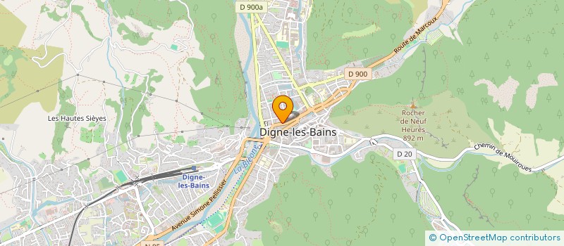 localisation de l'entreprise SCI AURAGNIS à DIGNE-LES-BAINS