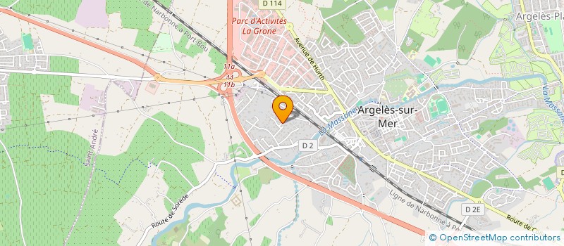 localisation de l'entreprise SCI AURALEX à ARGELES-SUR-MER
