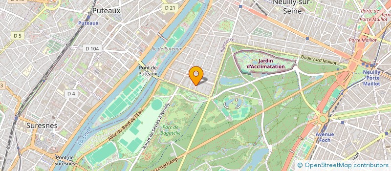 localisation de l'entreprise SCI AURALEX à NEUILLY-SUR-SEINE