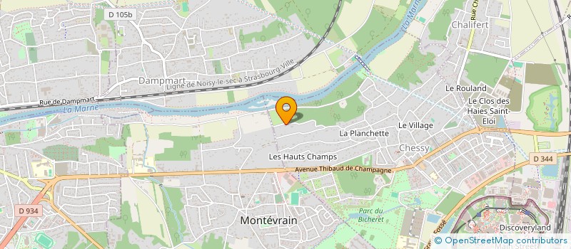 localisation de l'entreprise SCI AURALEXIA  CHESSY