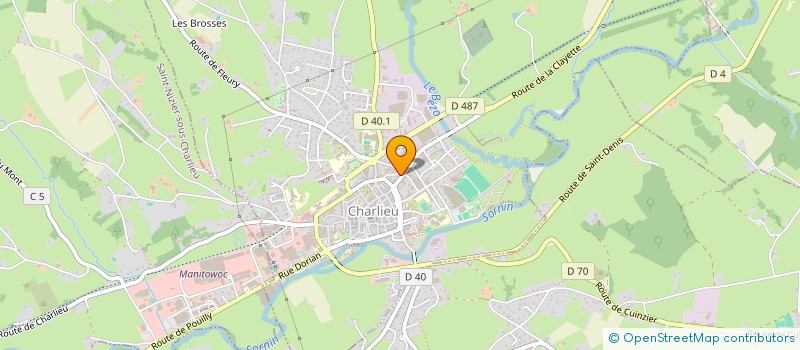 localisation de l'entreprise SCI AURALIE  CHARLIEU