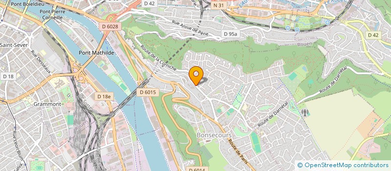 localisation de l'entreprise SCI AURAMEL  BONSECOURS