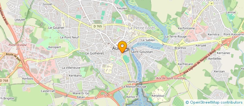 localisation de l'entreprise SCI AURAY VOEUX DE NOS NUITS à AURAY