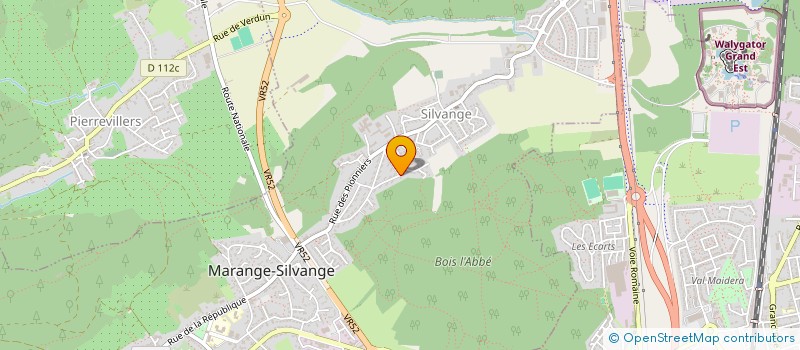 localisation de l'entreprise SCI AURBLIA  MARANGE SILVANGE