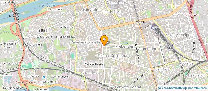 localisation de l'entreprise SCI AURE  TOURS
