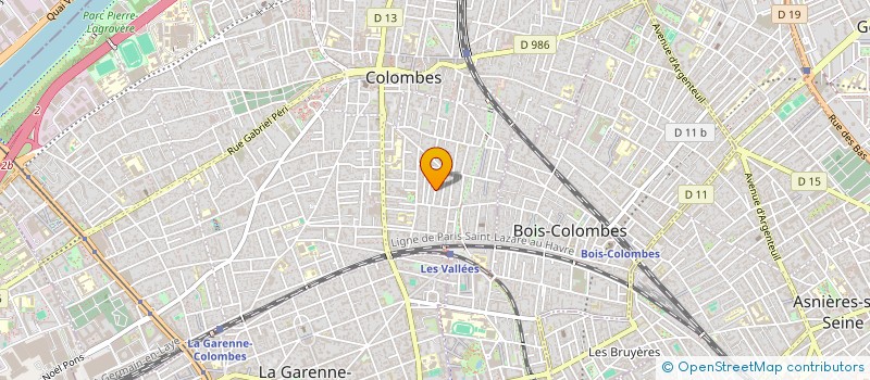 localisation de l'entreprise SCI AURE à COLOMBES