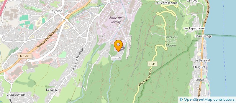 localisation de l'entreprise SCI AUREA à ANNECY