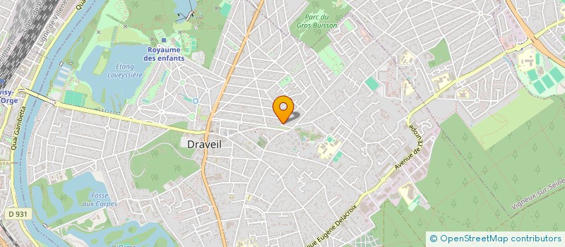 localisation de l'entreprise SCI AURECA à DRAVEIL
