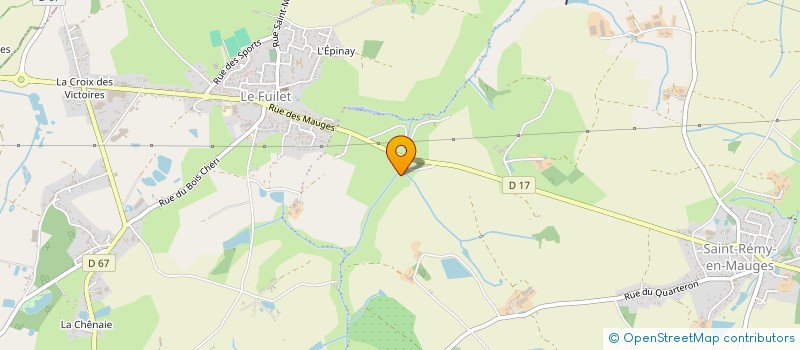 localisation de l'entreprise SCI AUREDIE  MAUGES-SUR-LOIRE