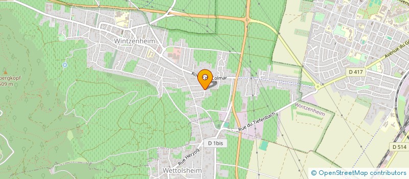 localisation de l'entreprise SCI AUREKA  WINTZENHEIM