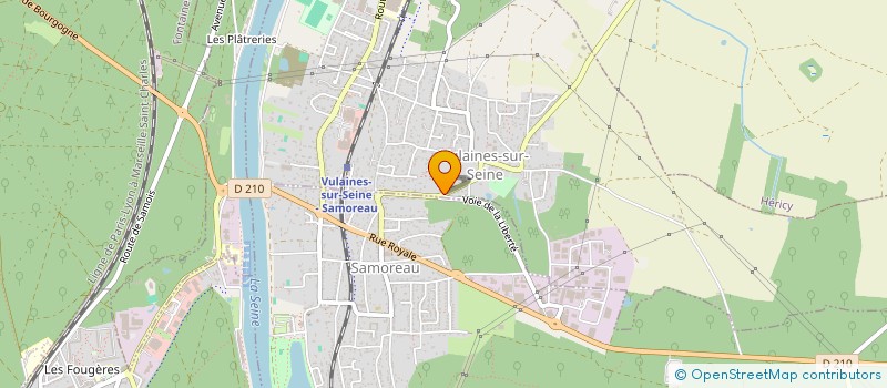 localisation de l'entreprise SCI AUREL  VULAINES-SUR-SEINE